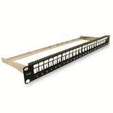ICC IC107PPS6A 24-Port Cat 6a FTP Blank Patch Panel - 1 RMS